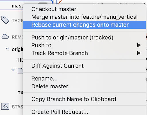Image 10: Rebase option in Sourcetree interface