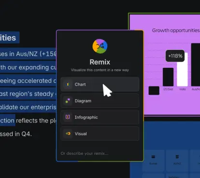 Remix with Rovo in Confluence: Transform Your Data into Visuals