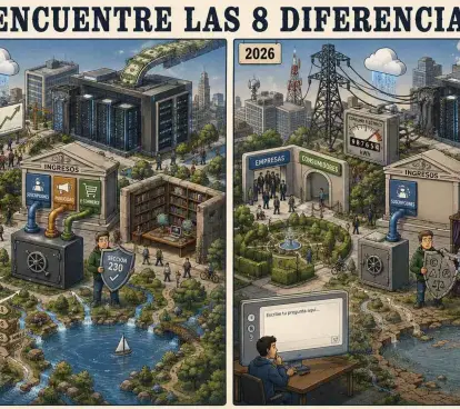 Spot the 8 differences